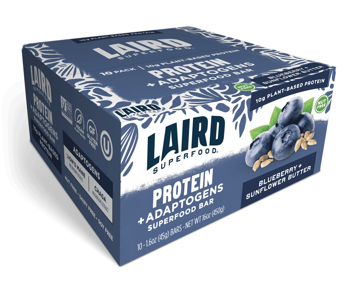 Blueberry Sunflower Butter Protein Bars