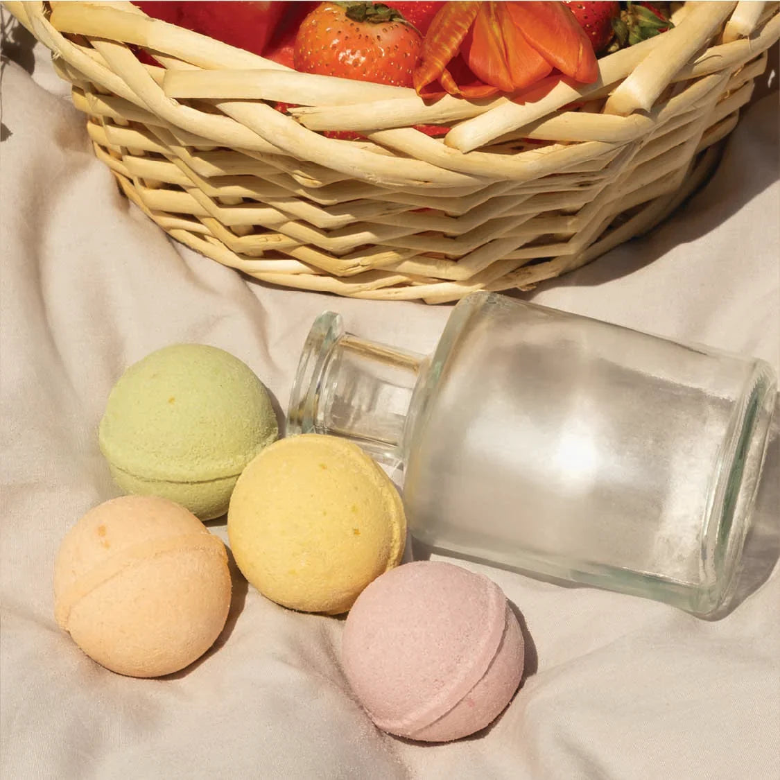 Everyday Home Bath Bomb Set - Summer Garden for daily home and personal routines with bath body and hygiene