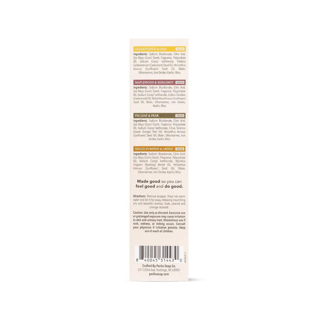Routine Ready Bath Bomb Set - Autumn Heirlooms Collection for daily home and personal routines with bath body and hygiene