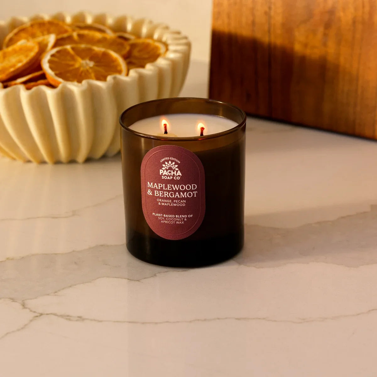 Routine Ready Fall Signature Candle - Amber Glass for daily home and personal routines with home organization and everyday goods
