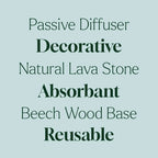Daily Care Lava Rock Passive Diffuser for daily home and personal routines with general everyday essentials