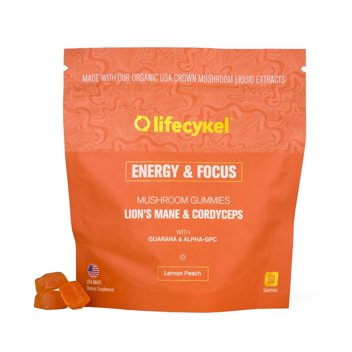AM Mushroom Gummies - Focus & Energy