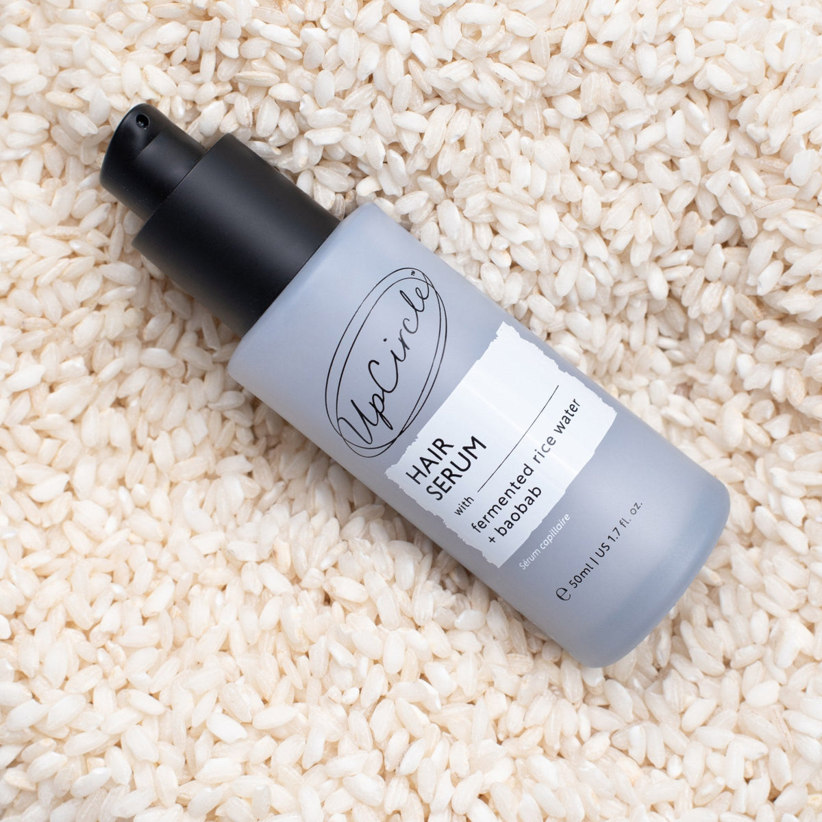 Practical Living Hair Serum with Rice Water + Baobab for daily home and personal routines with hair care