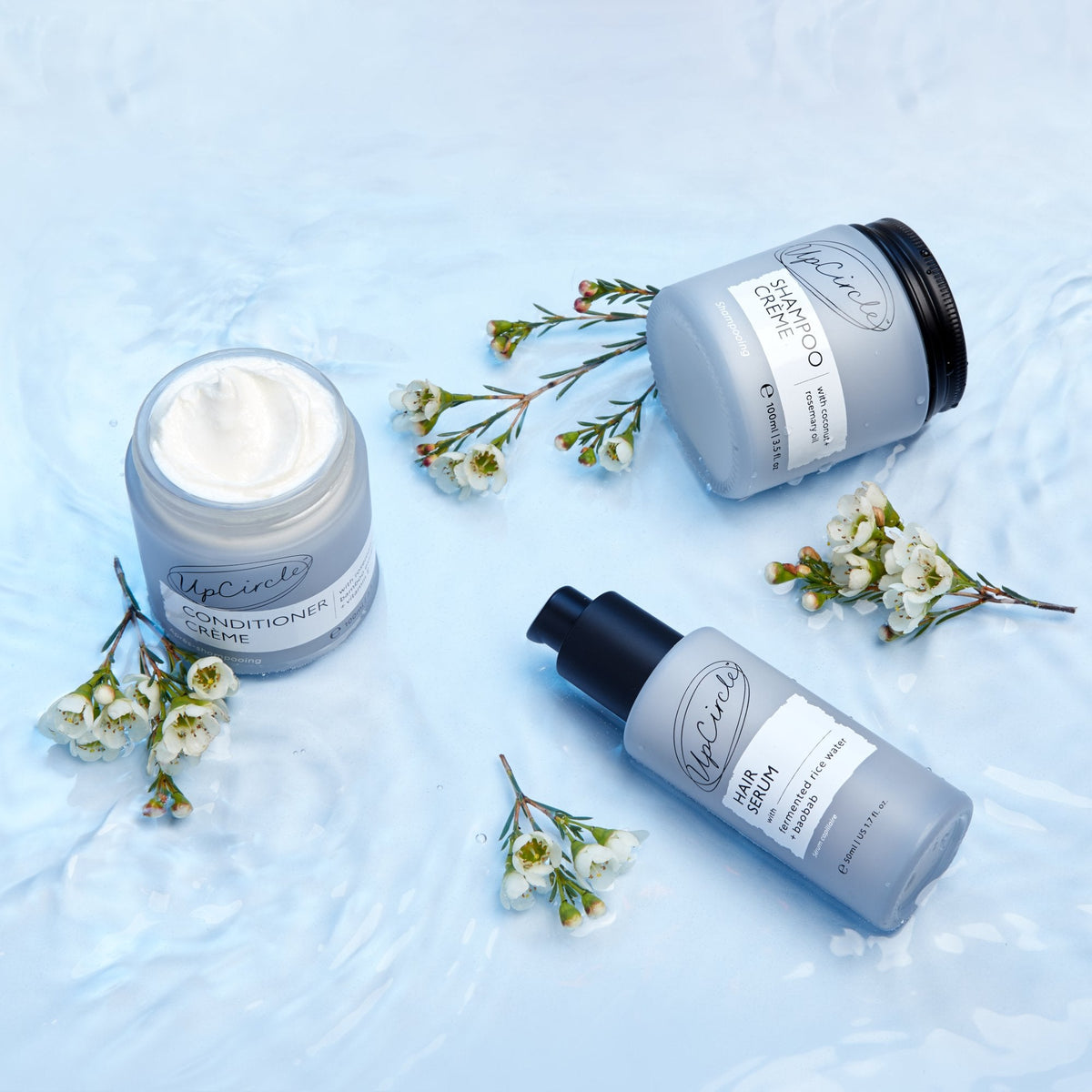 Practical Living Hair Serum with Rice Water + Baobab for daily home and personal routines with hair care