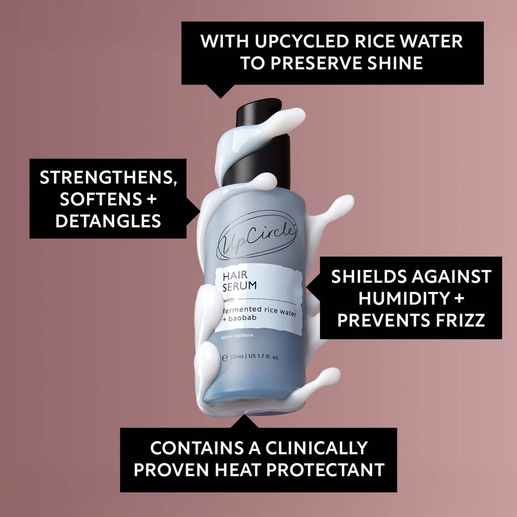 Practical Living Hair Serum with Rice Water + Baobab for daily home and personal routines with hair care