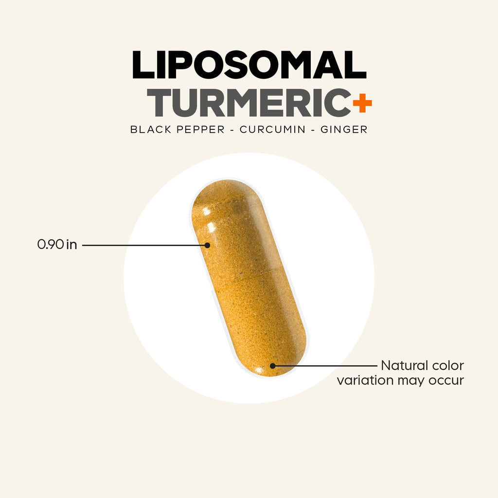 Daily Care Liposomal Turmeric+ Capsules for daily home and personal routines with general everyday essentials