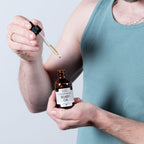 Daily Care Beard Oil for daily home and personal routines with pantry foods and beverages