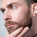 Daily Care Beard Oil for daily home and personal routines with pantry foods and beverages