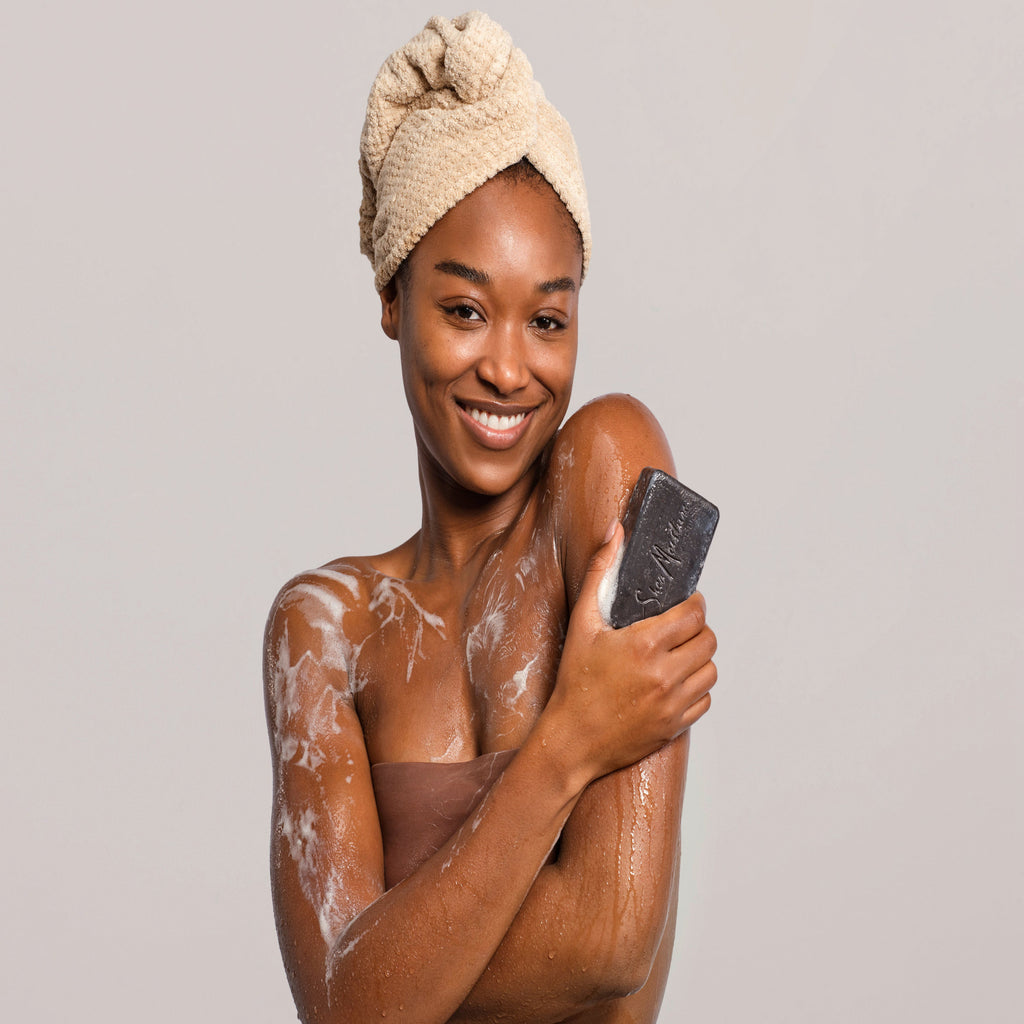 Everyday Home African Black Bar Soap - Calm and Clearing for daily home and personal routines with bath body and hygiene