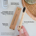 Everyday Home Bamboo Electric Toothbrush Heads - Sonicare Compatible for daily home and personal routines with oral care