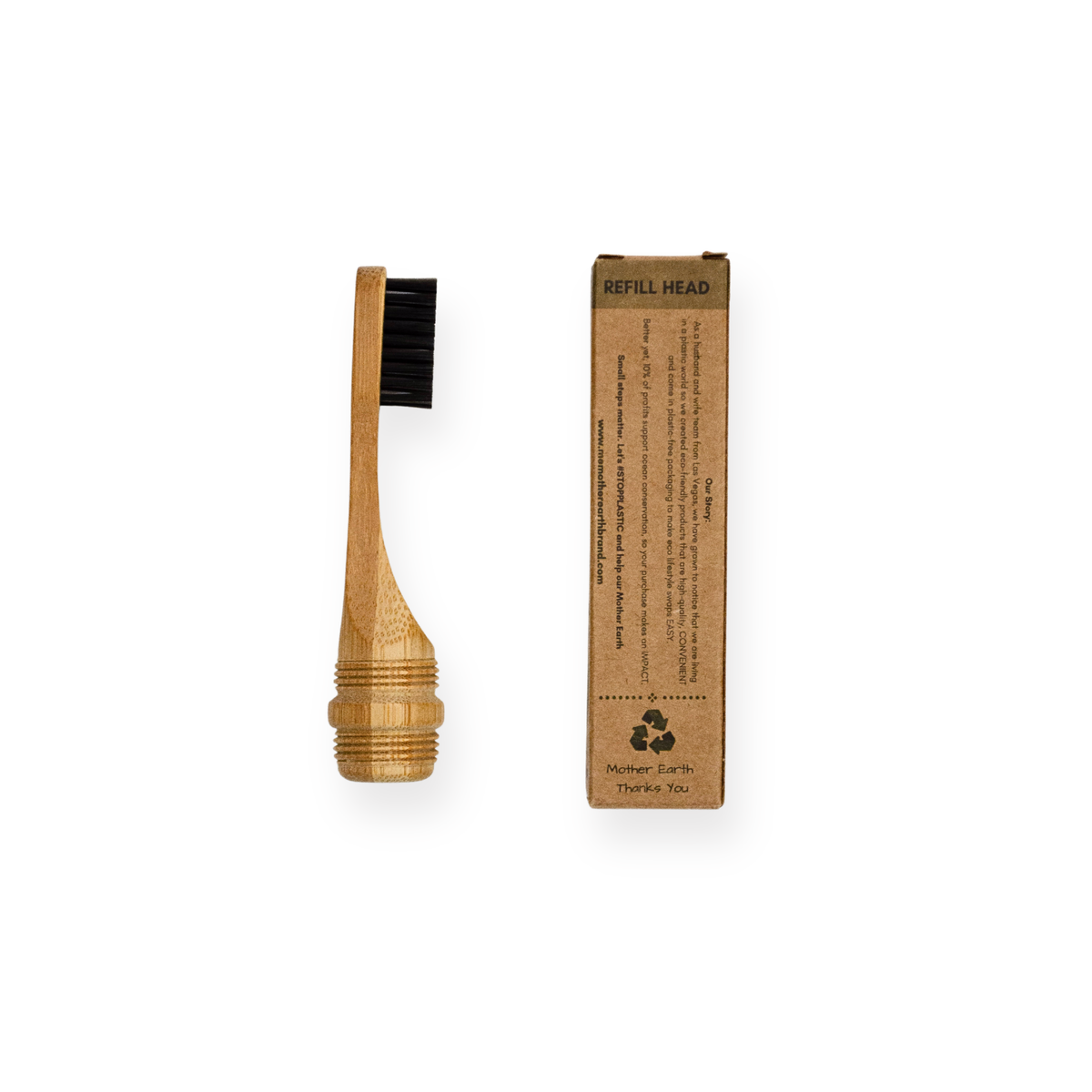 Daily Care All-in-One Bamboo Travel Toothbrush 2.0 Head - Refill Head for daily home and personal routines with oral care