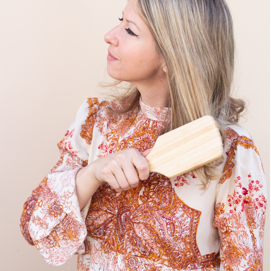 Everyday Home Bamboo Paddle Hairbrush for daily home and personal routines with hair care