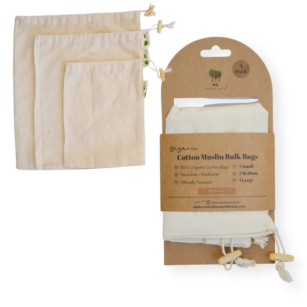 Cotton Muslin Bulk Shopping Bags Pack