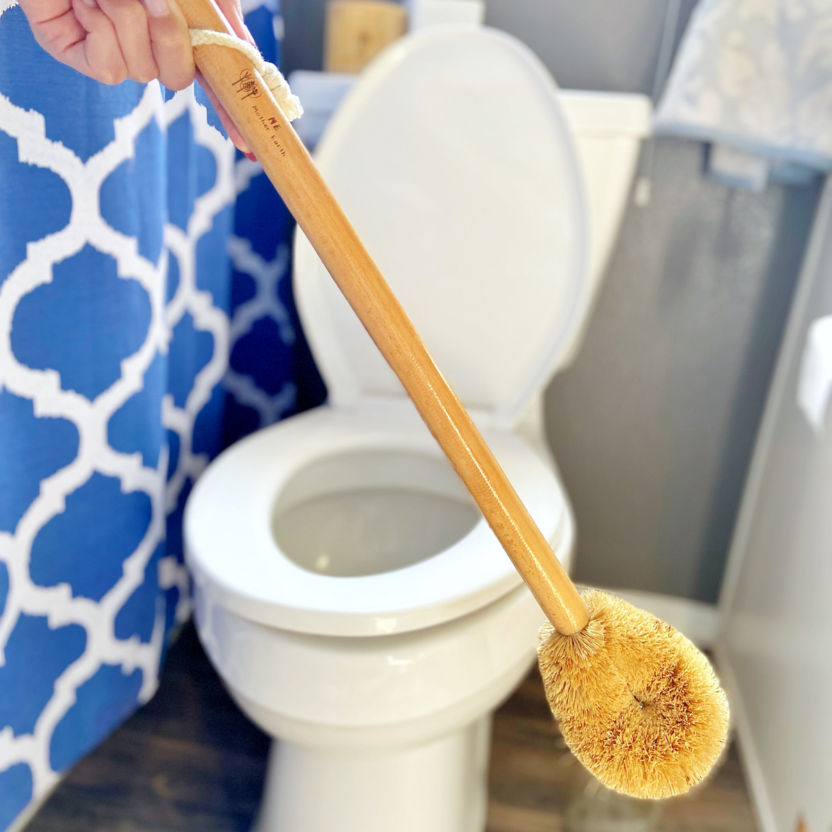 Routine Ready Coconut Toilet Brush for daily home and personal routines with pantry foods and beverages