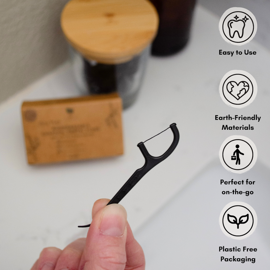 Everyday Home Charcoal Dental Floss Picks for daily home and personal routines with oral care