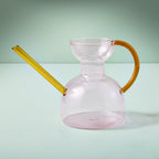 Daily Care Handcrafted Borosilicate Glass Watering Can for daily home and personal routines with pet care treats and accessories