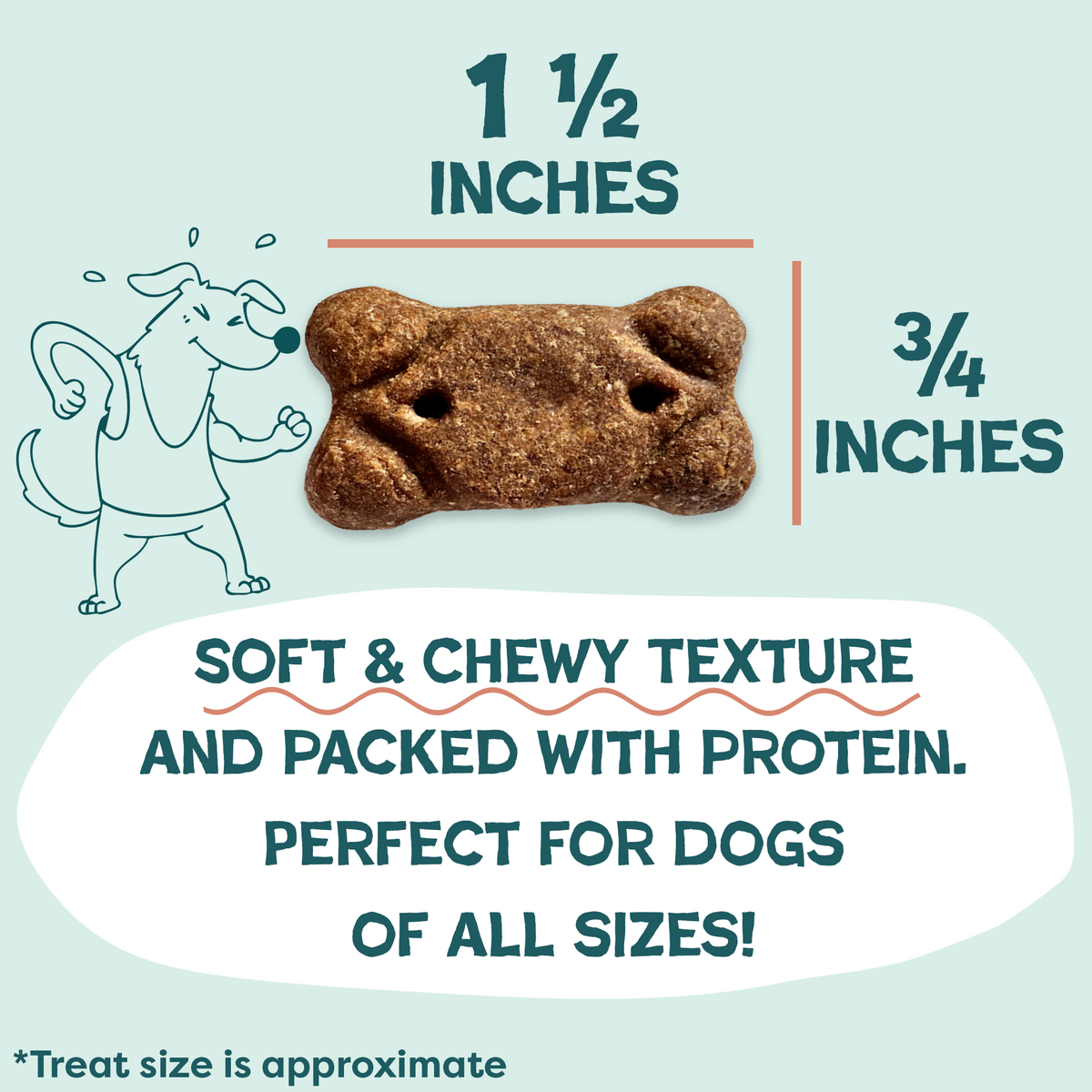 Everyday Home Dog Meaty Tenders Treats - Soft and Chewy for daily home and personal routines with pet care treats and accessories