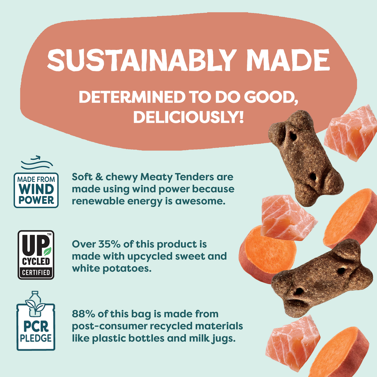 Everyday Home Dog Meaty Tenders Treats - Soft and Chewy for daily home and personal routines with pet care treats and accessories