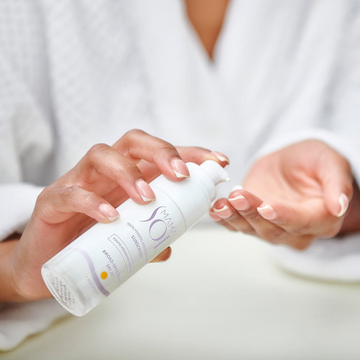 Routine Ready FACEBRELLA fully Mineral Moisturizing Sunscreen SPF 30 for daily home and personal routines with facial skin and sun care