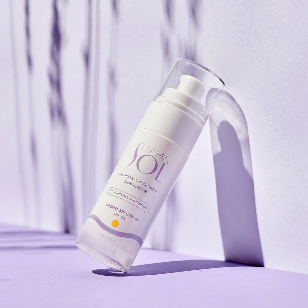 Routine Ready FACEBRELLA fully Mineral Moisturizing Sunscreen SPF 30 for daily home and personal routines with facial skin and sun care