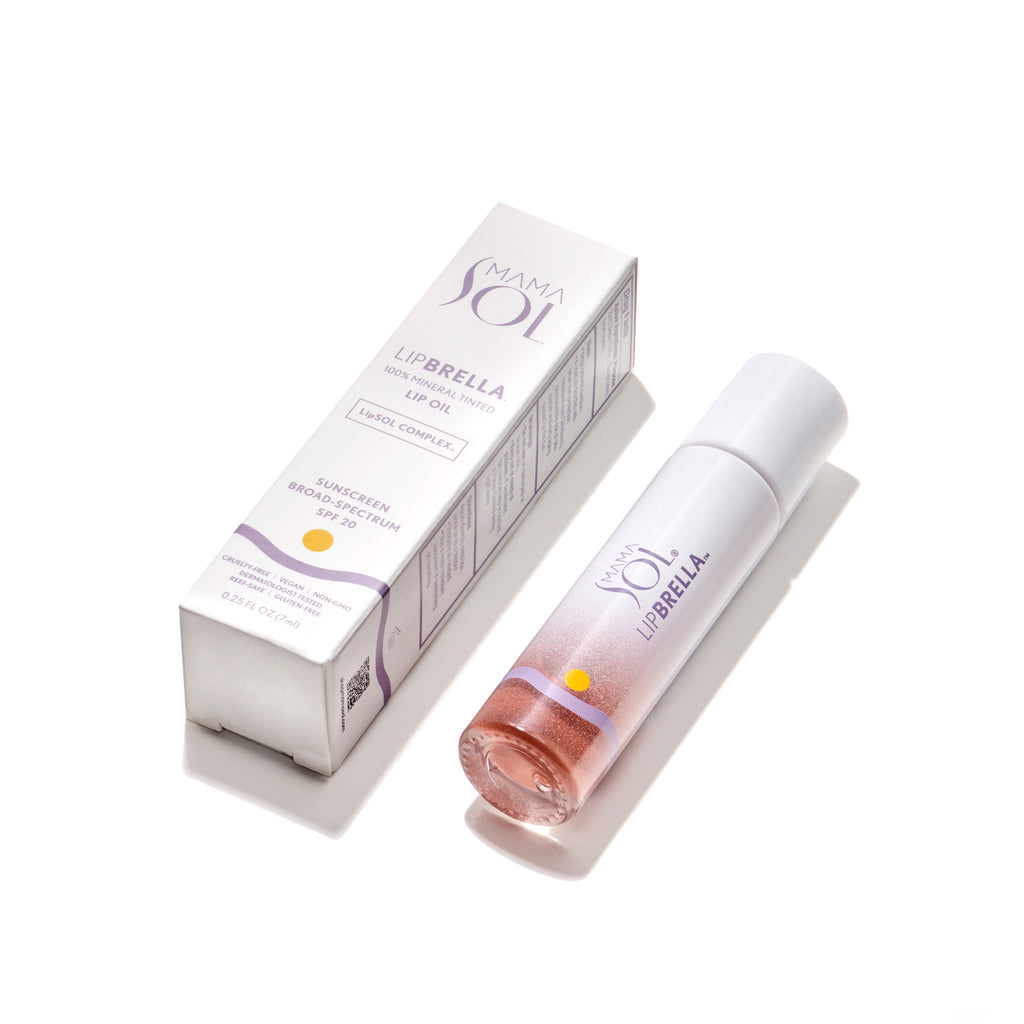 Everyday Home LIPBRELLA fully Mineral Tinted Lip Oil SPF 20 for daily home and personal routines with pantry foods and beverages