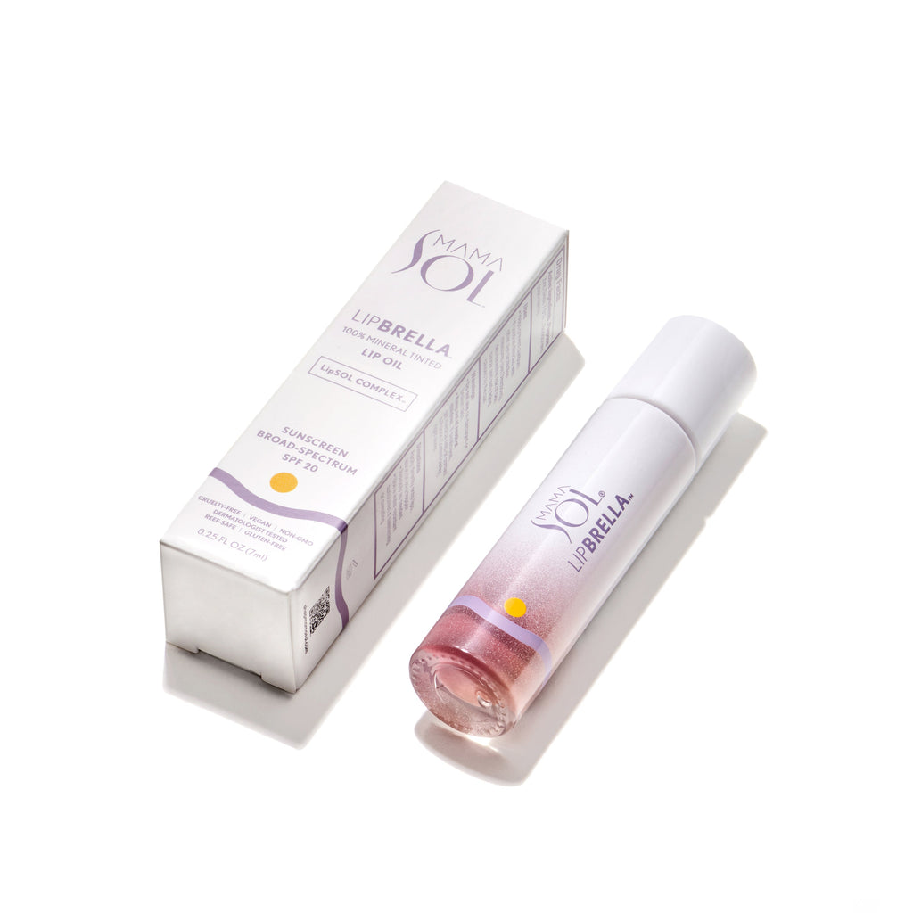 Everyday Home LIPBRELLA fully Mineral Tinted Lip Oil SPF 20 for daily home and personal routines with pantry foods and beverages