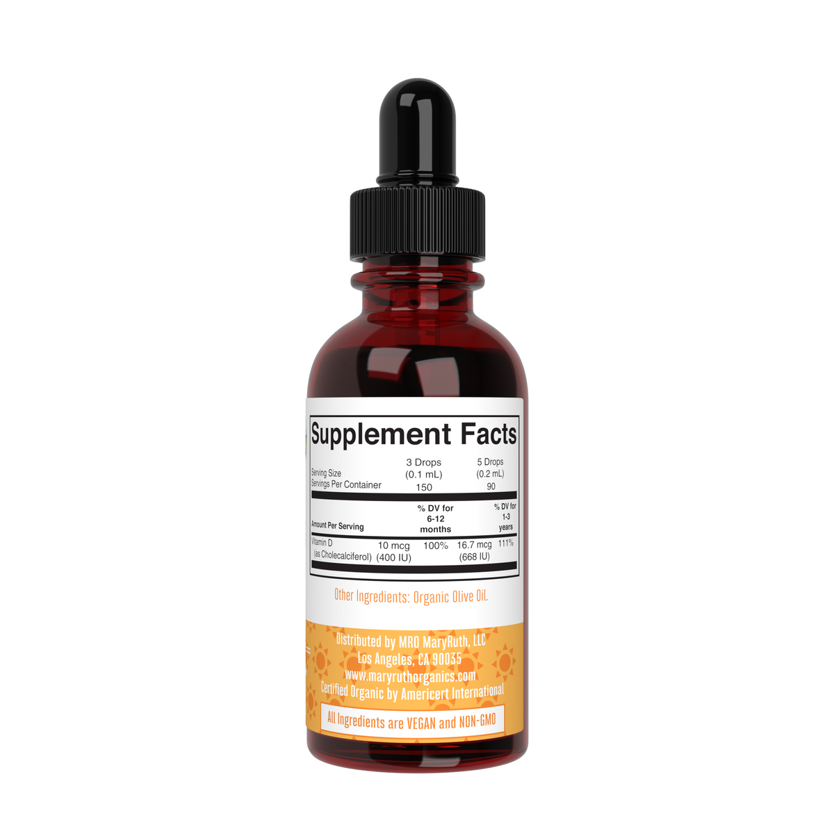Routine Ready Infant and Toddler Vitamin D3 Drops for daily home and personal routines with general everyday essentials