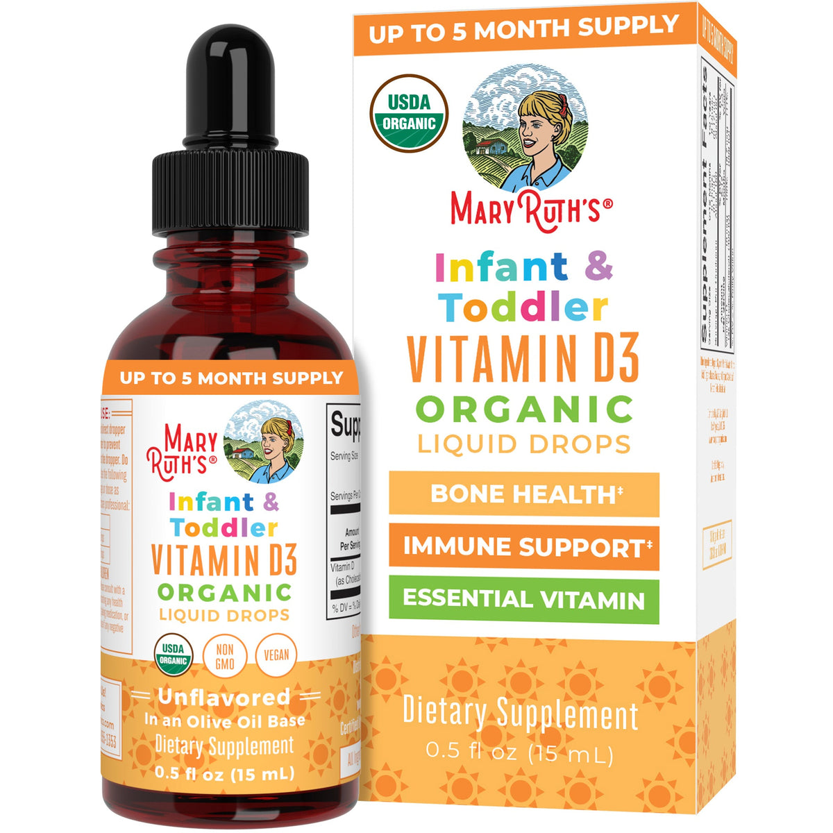 Infant & Toddler Vitamin D3 Drops