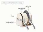 Daily Care Ceramic Mini Fry Pan and Mini Sauce Pan Duo for daily home and personal routines with cookware food storage and kitchen tools