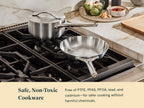 Practical Living 12-Piece Stainless Steel Cookware Set With Complimentary Storaget for daily home and personal routines with cookware food storage and kitchen tools