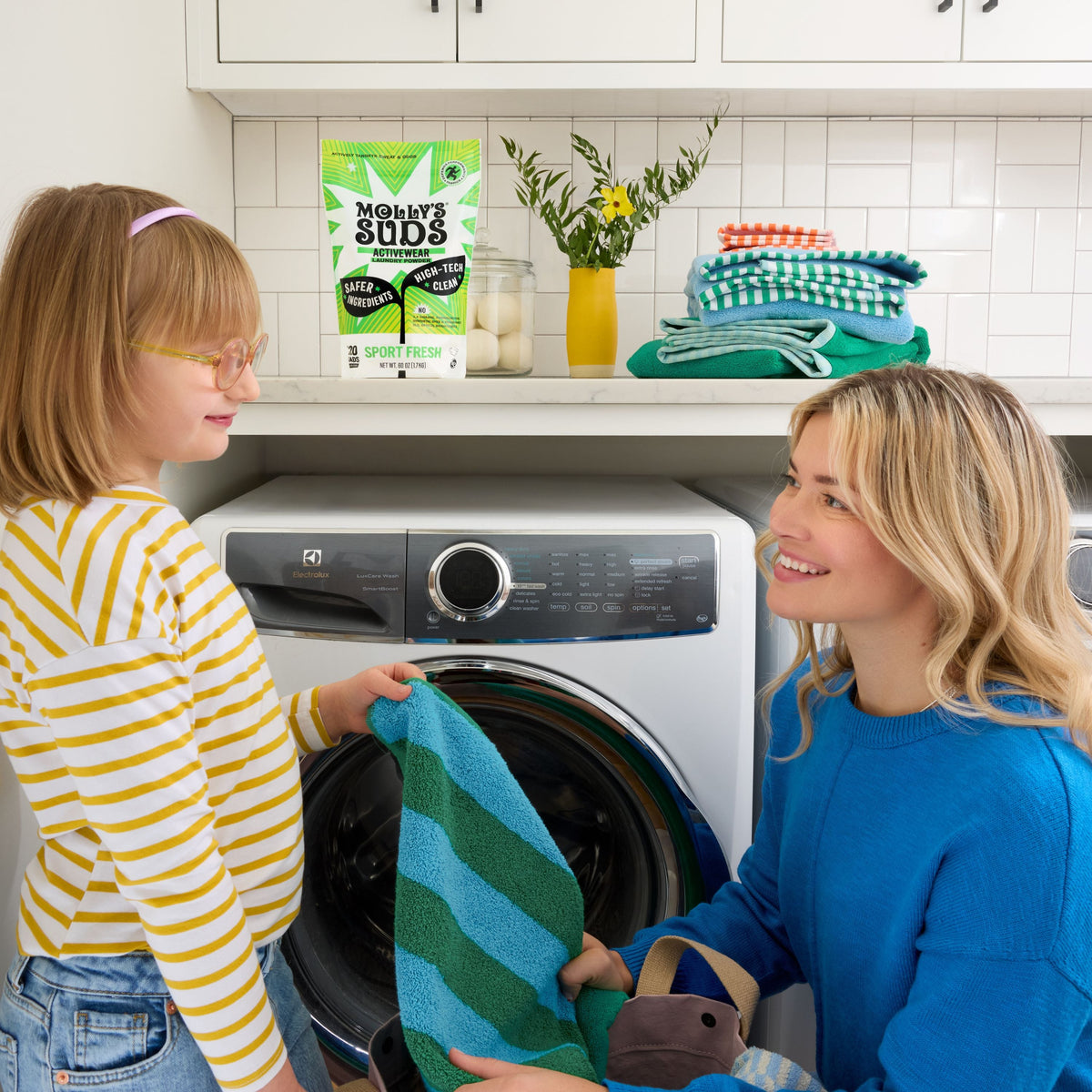 Daily Care Activewear Laundry Detergent Powder for daily home and personal routines with cleaning laundry and paper products
