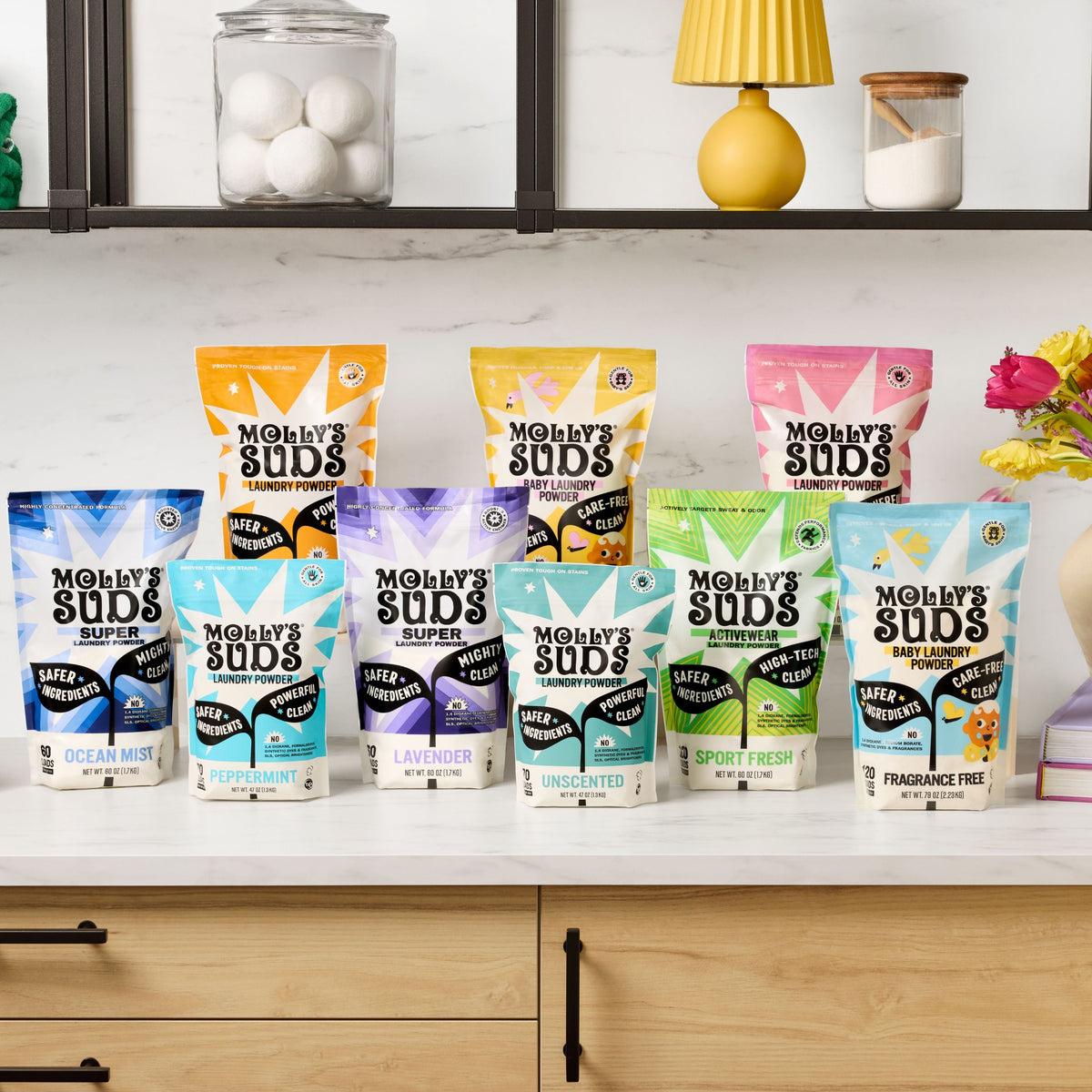 Everyday Home Laundry Detergent Powder for daily home and personal routines with cleaning laundry and paper products