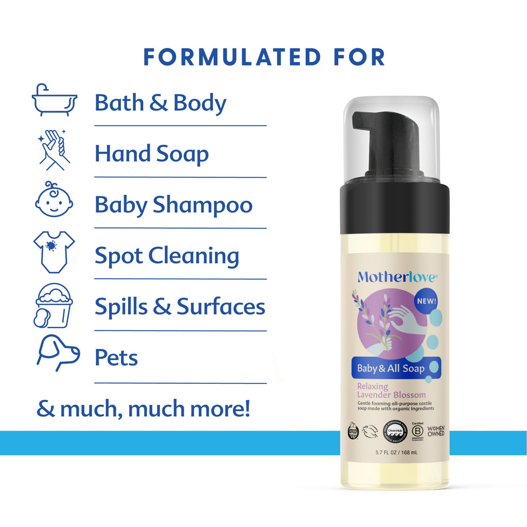 Everyday Home Baby and All Castile Soap for daily home and personal routines with hair care