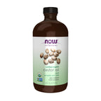Castor Oil, Organic in Amber Glass