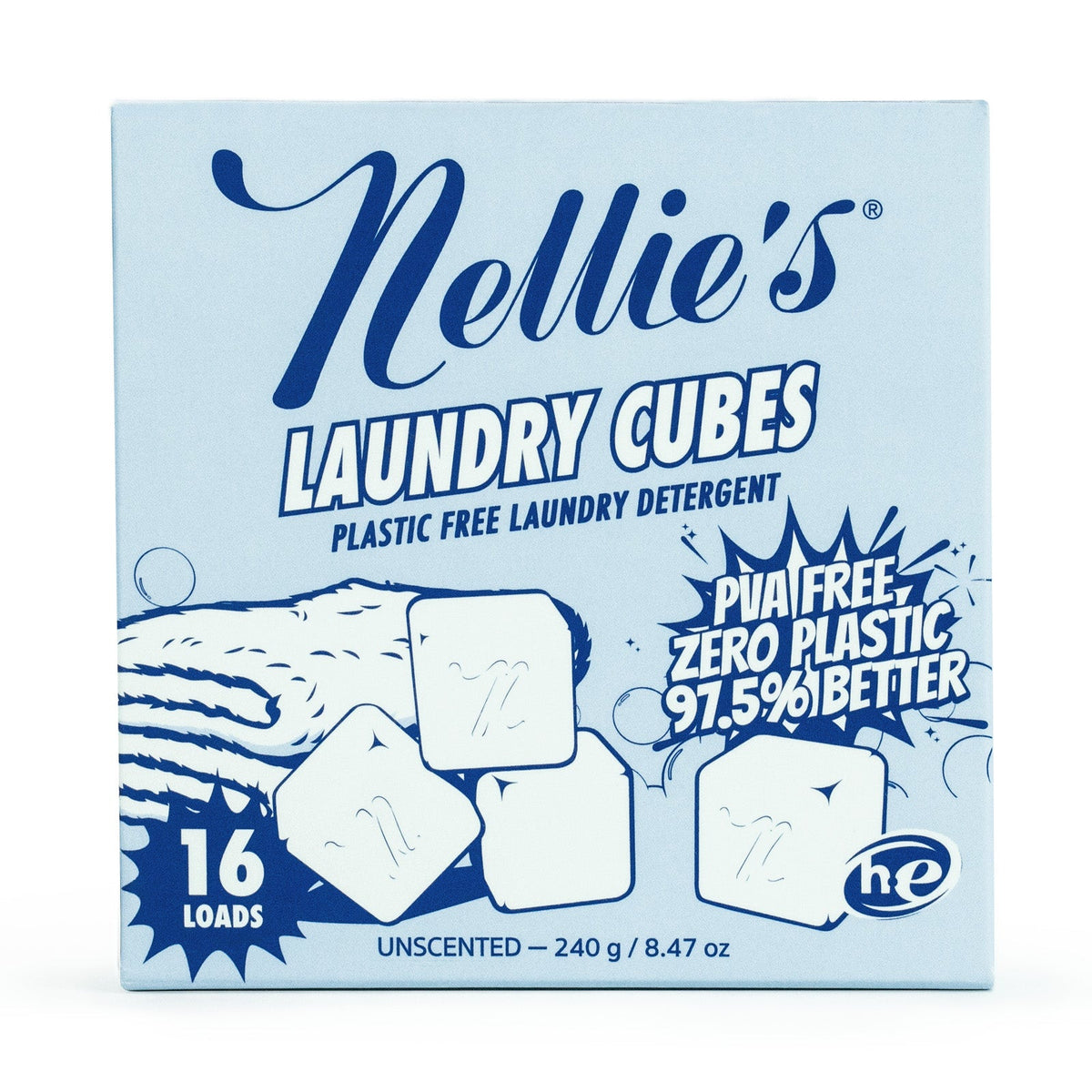 Laundry Detergent Cubes - Unscented