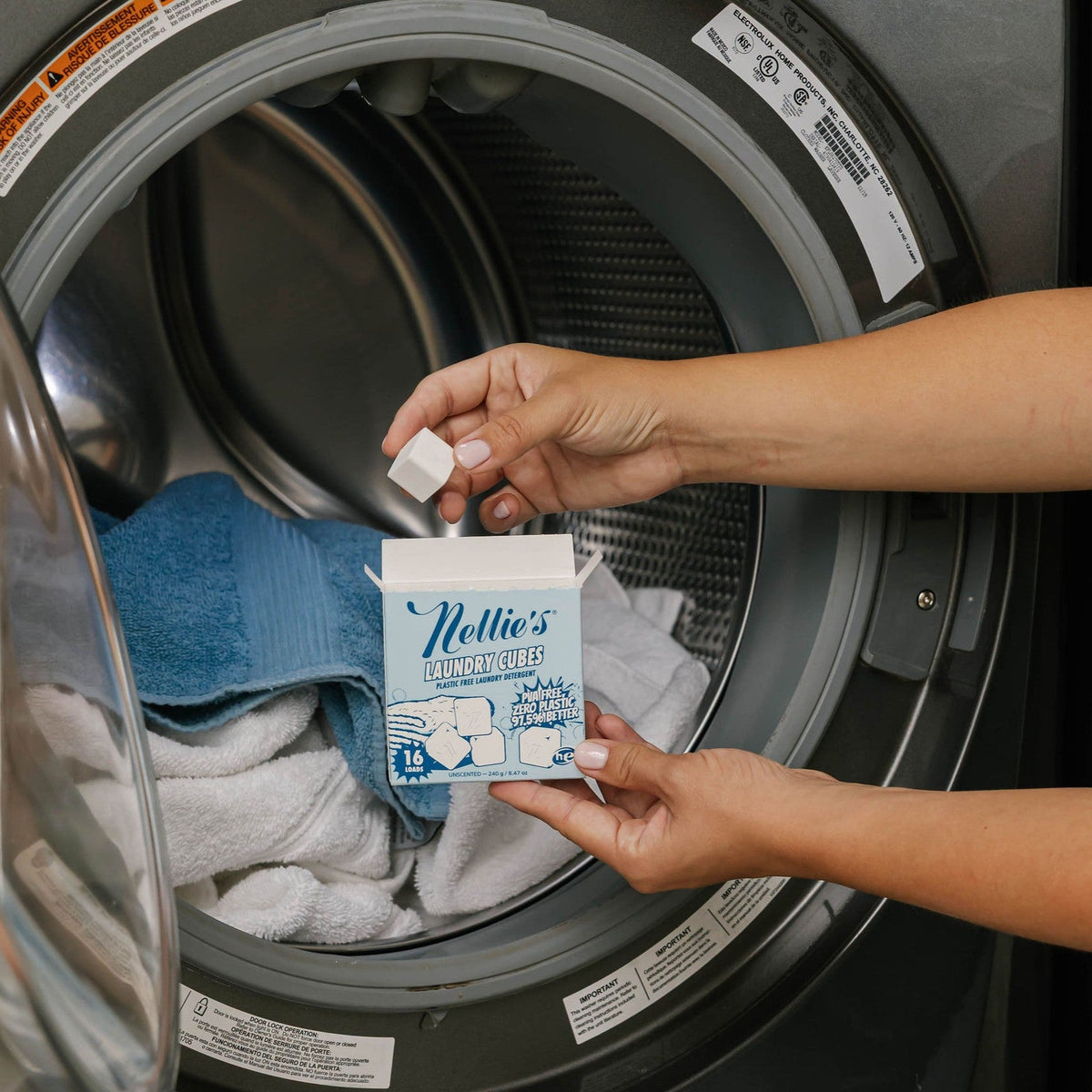 Routine Ready Laundry Detergent Cubes - Unscented for daily home and personal routines with cleaning laundry and paper products