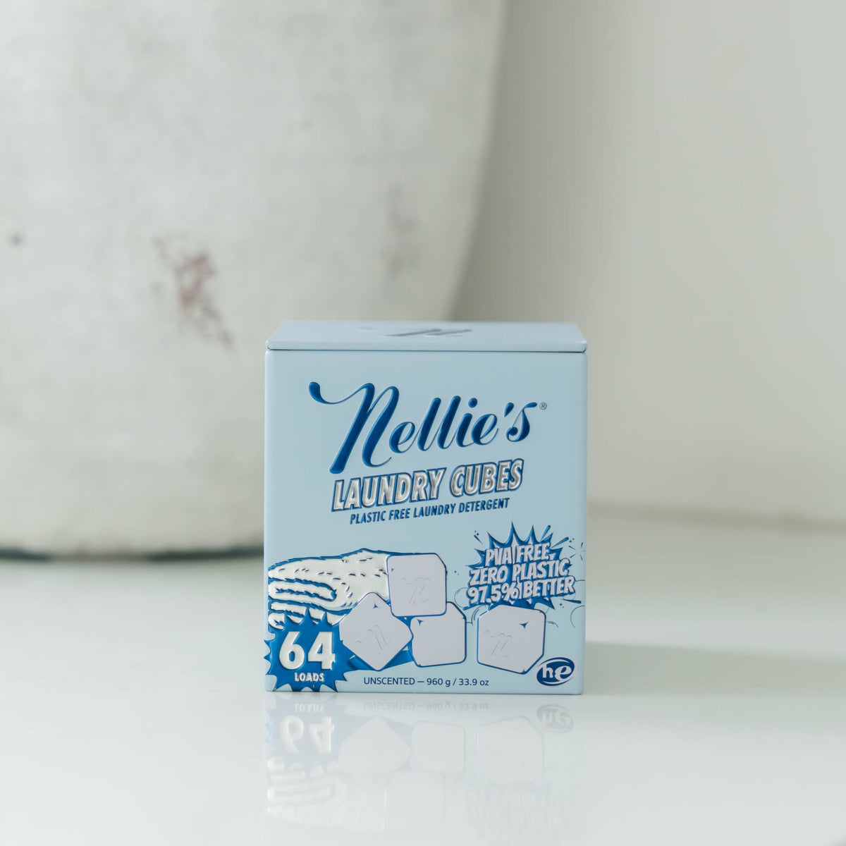 Routine Ready Laundry Detergent Cubes - Unscented for daily home and personal routines with cleaning laundry and paper products