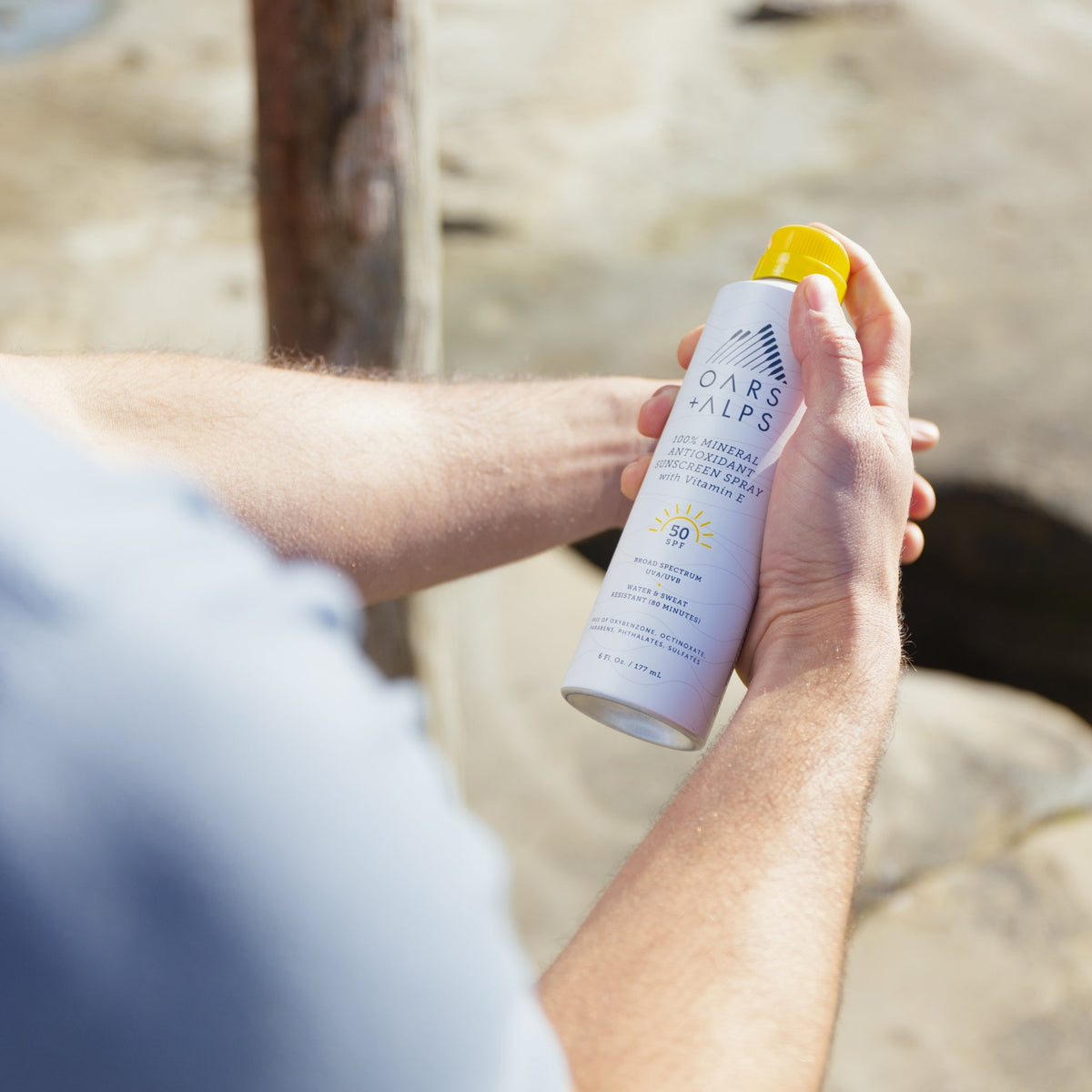 Practical Living fully Mineral Antioxidant Sunscreen Spray - SPF 50 for daily home and personal routines with facial skin and sun care