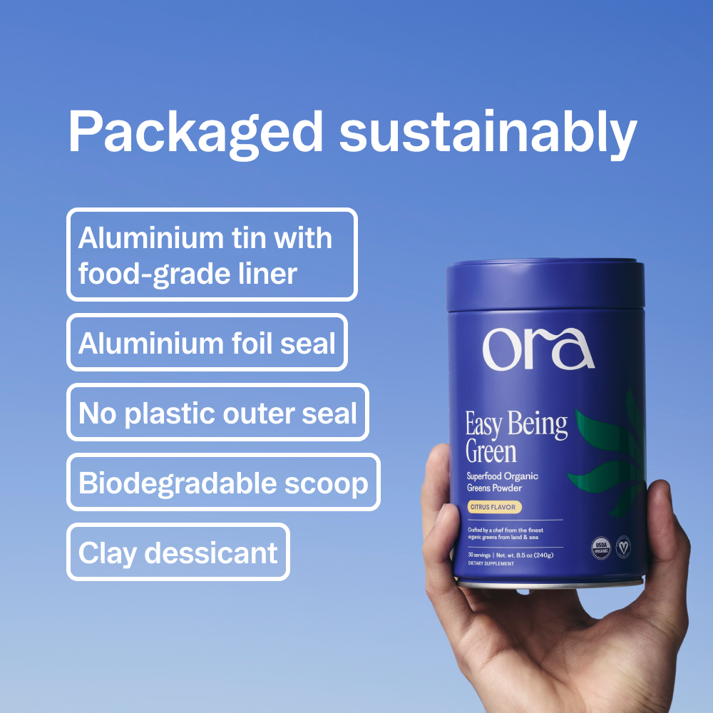 Home Essentials Easy Being Green Daily Active Superfood Greens Powder for daily home and personal routines with pantry foods and beverages