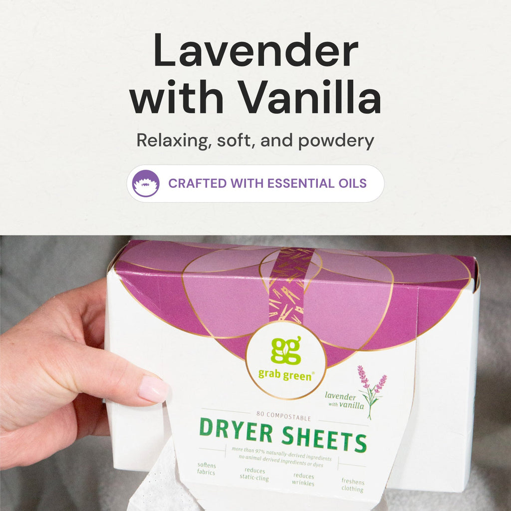 Home Essentials Classic Dryer Sheets - Lavender with Vanilla for daily home and personal routines with general everyday essentials