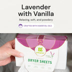 Home Essentials Classic Dryer Sheets - Lavender with Vanilla for daily home and personal routines with general everyday essentials