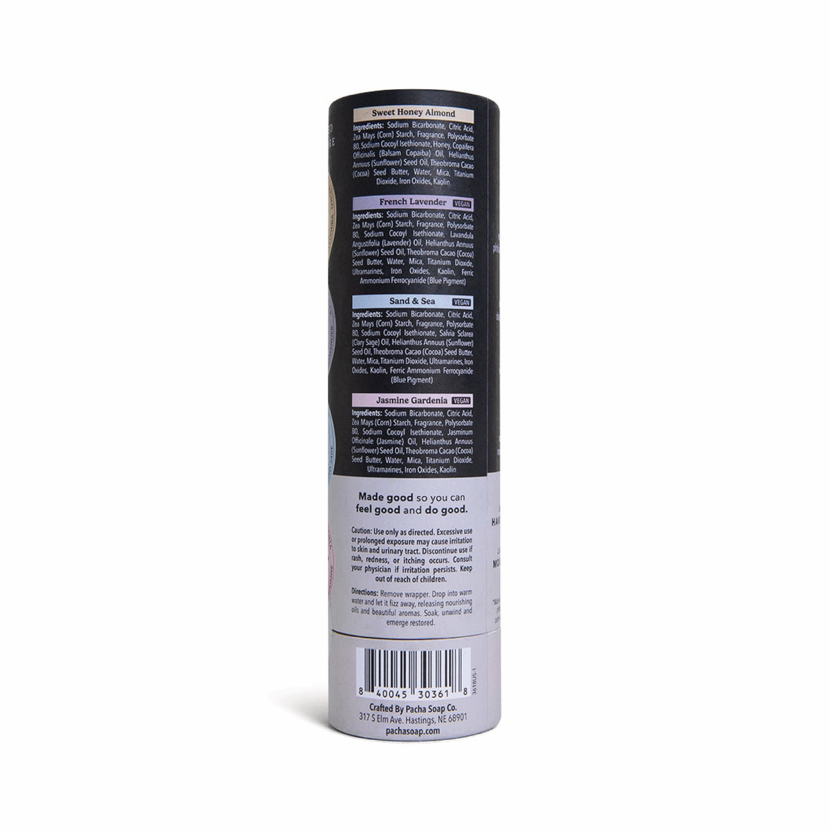 Everyday Home Froth Bomb, Pacha Peaces for daily home and personal routines with bath body and hygiene