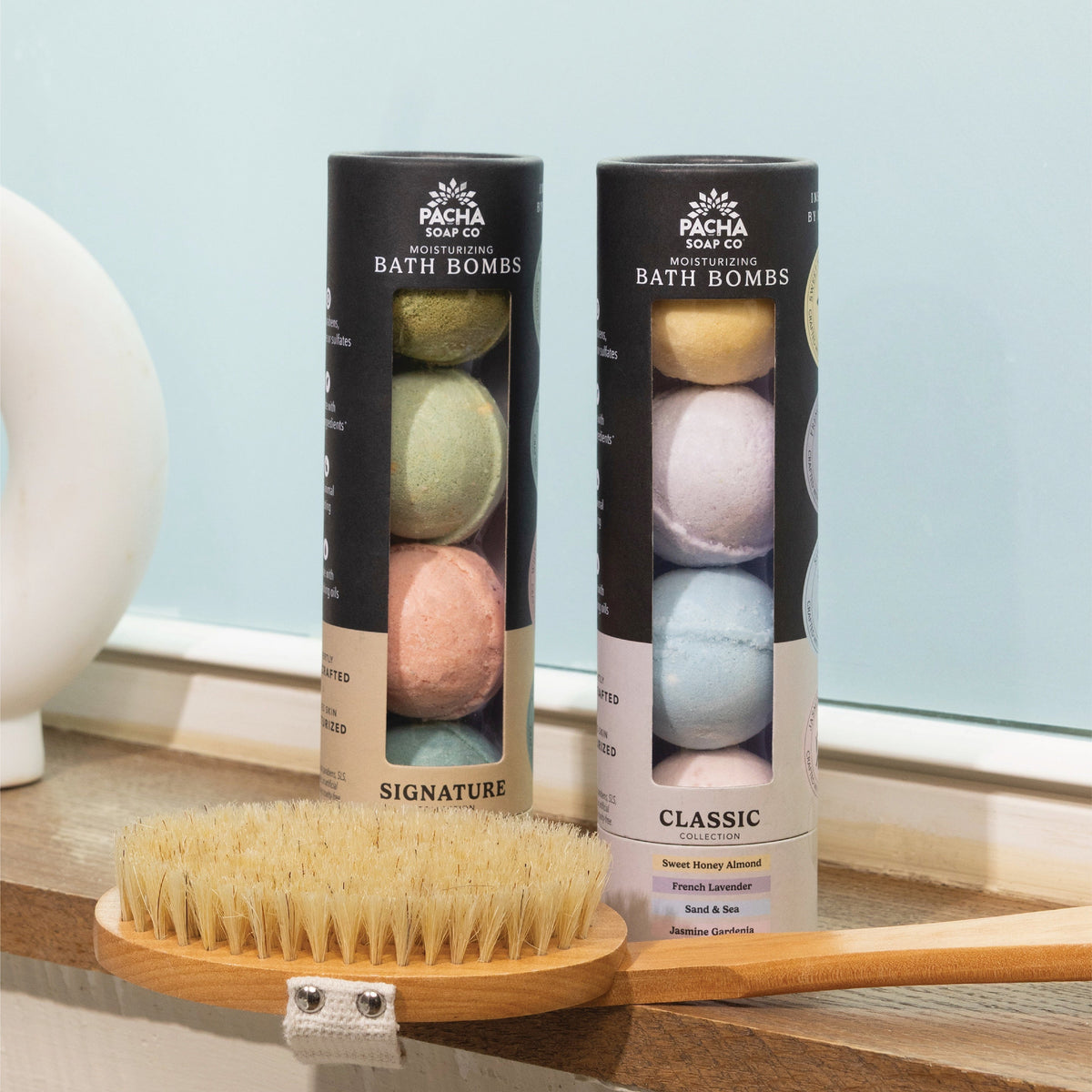Everyday Home Froth Bomb, Pacha Peaces for daily home and personal routines with bath body and hygiene