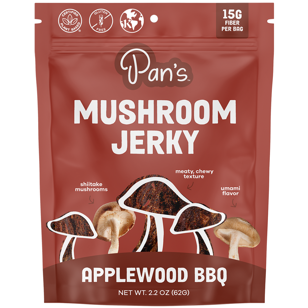 Applewood BBQ Mushroom Jerky