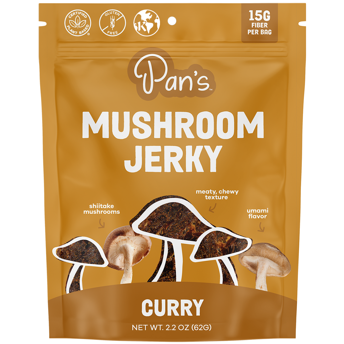 Curry Mushroom Jerky