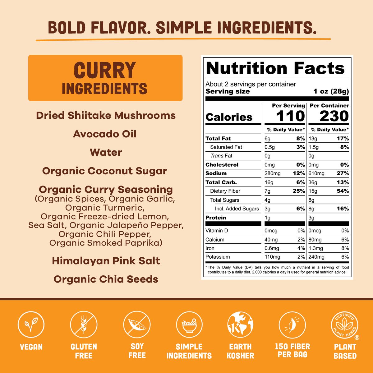 Routine Ready Curry Mushroom Jerky for daily home and personal routines with pantry foods and beverages