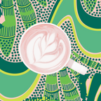 Home Essentials Gut Health Organic Superfood Latte for daily home and personal routines with pantry foods and beverages