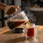 Daily Care French Press Coffee Maker with Borosilicate Glass for daily home and personal routines with pet care treats and accessories