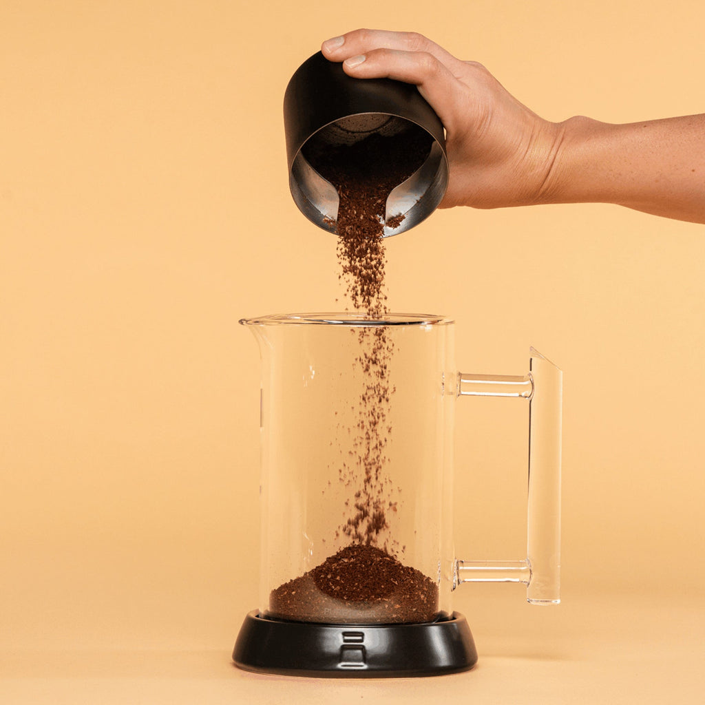 Daily Care French Press Coffee Maker with Borosilicate Glass for daily home and personal routines with pet care treats and accessories