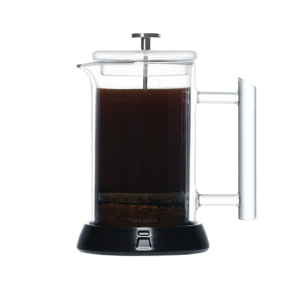 Daily Care French Press Coffee Maker with Borosilicate Glass for daily home and personal routines with pet care treats and accessories